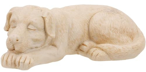 BESPORTBLE Conmemorativa Estatua Estable para Mascotas de Resina Beige Adecuada para Honrar a Tu Mascota para Jardín Exterior