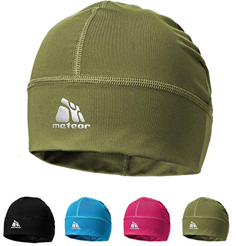 Bonnet Chapeau Calotte La Avec Argent Ions Skull Cap Idéal Coupe-Vent pour Casque de Vélo Courir Le Ski Snowbording Jogging pour Hommes Femmes Garçons Filles de Taille Universelle Produit de l'UE