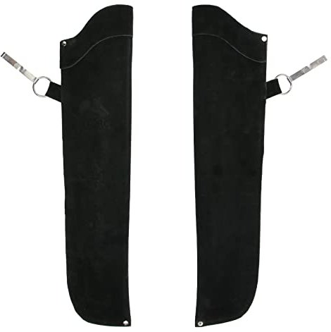 elToro Wild Colorz Side - Seitenköcher, aus hochwertigem robusten Wildleder, mit Gürtelclip, Top Zubehör für Pfeil und Bogen (Schwarz)