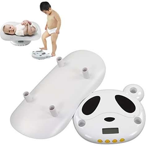 Digitale Waage für Babys und Kinder, Babywaage 3-Einheiten-Umwandlung 60 kg tragende LCD-Säuglingswaage mit abnehmbarem Tablett Baby-Gewichtswaage für Kleinkinder, Neugeborene