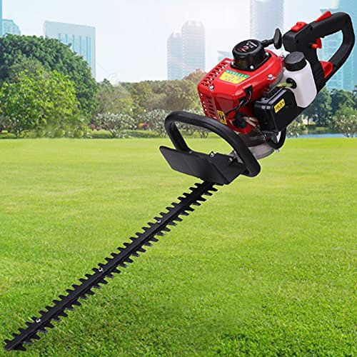 Cortasetos inalámbrico a gasolina – Herramientas de jardín comercial de largo alcance, sistema de mango antivibración – por Bush Grass Trimmer, ideal para uso doméstico