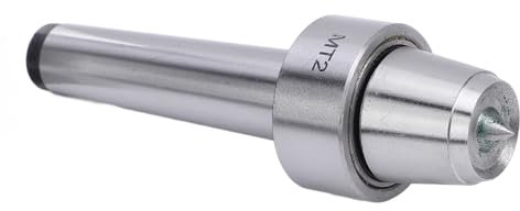 MT2 Drechselbank-Zentrierspitzen-Set, Spitze, Edelstahl-Drehbank-Zentrierhülse mit Kugellager, Holzdrehbank-Zentrierspitze-Antriebs-Spornbecher-Set für Holz- und