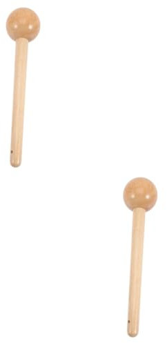 BESPORTBLE 2pcs Glove Mallet Baseball Glove Treatment Boys and Girls Wooden Hammer Shaper for Breakin Mallet Hammer Ball Men