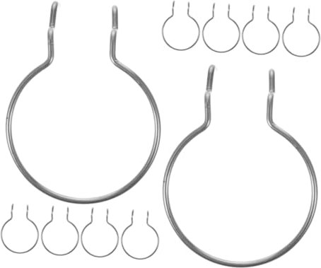 KONTONTY 12Pièces Crochets pour Panneaux Perforés Support Porte Élégant pour Rangement de Tasses Accessoires de Cuisine