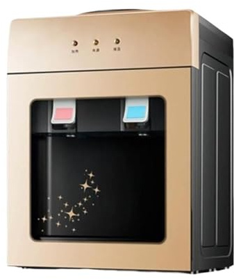 Hushållsvattenautomat Varm Kall Pump Fontäner Maskin Omedelbar Uppvärmning Skrivbord Gallon Dricksflaska Kran GöR Ditt Liv Enklare(Gold ICE and HOT)