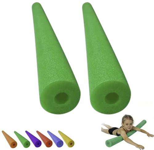 Pool Noodles Foam Tube Floating Hollow Large Colorful | Swimming Sticks Floatation Aids for Aerobics Craft Projects Parties Water Sports Summer