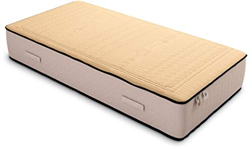 Baldiflex Emporio Materasso Singolo 80x180 cm Memory Cotton ad Alta Presa di Forma in Lattice e Memory Traspirante, Anallergico, Tessuto Antibatterico in Cotone. Altezza 18 cm.