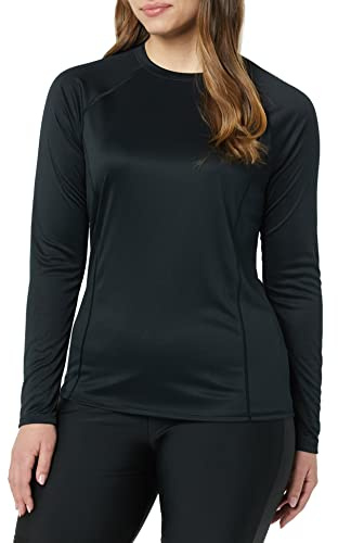 Amazon Essentials Women's AEW30160SS22 Rash Guard, Black, XS (Manufacturer Size:8)