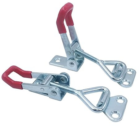 Angoily Lot De 5 Pinces À Bascule À Dégagement Rapide En Métal Avec Poignée En Plastique À Montage Latéral Confortables Idéales Pour Lassemblage Par Soudage