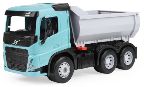 Lena - WORXX Camión volquete Volvo FMX – Camión de Juguete de 45 cm con Caja basculante bloqueable, 3 Ejes de Acero, Certificado TÜV, Desde 3 años, Interior y Exterior, Fabricado en Europa