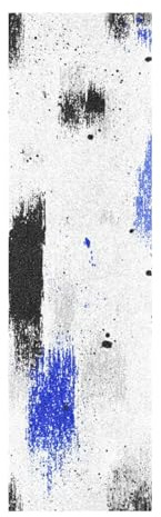 WDdZzyy Cinta de agarre para patinetas, color negro y azul para patinetas, antideslizante, cinta de agarre para scooters, papel para patinetas de 83 x 22 cm