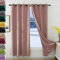 JRUI Verdunklungsvorhänge, Gardine Blickdicht 1er Set 255x320cm (HXB), Vorhänge Samt mit ösen, Verdunklungsvorhang Kinder, Thermovorhang Hitzeschutz, Vorhang Schallschutz, Curtains Rosa