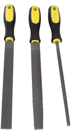 Set di File in Legno Dente Grossolano per la Lavorazione del Legno - Kit di Rasp di Legno da 3 Pc con File per Modellatura e Finitura in Legno - File a Mano