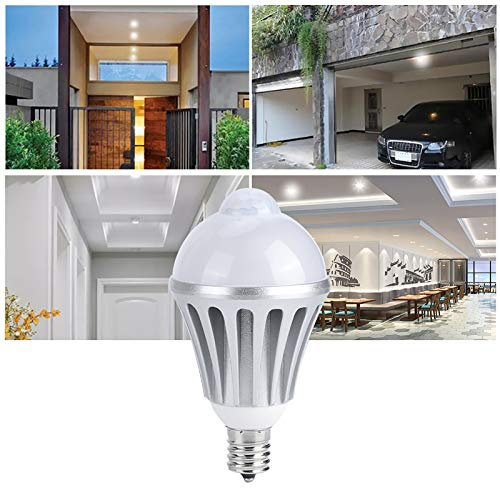 KIMISS Alto E17 AC85‑265V 9W Sensor de Movimiento Humano Lámpara LED Luz de Inducción para la Bombilla del Corredor de Dormitorio Bulbo LED (#1)