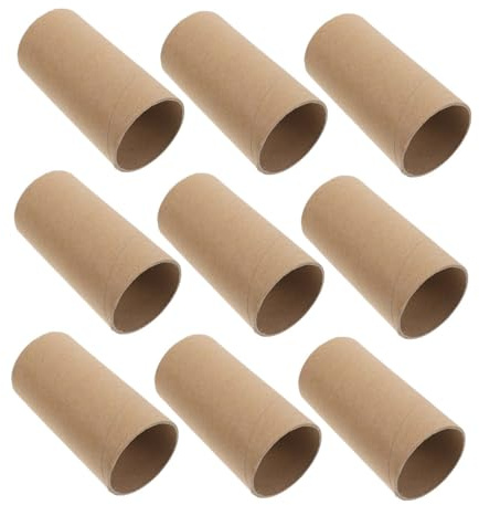 HORIALENCE 30 Tubos de Cartón Divertido Material Artístico para Manualidades Infantiles de Papel para Niños en Clase de Arte o Kindergarten