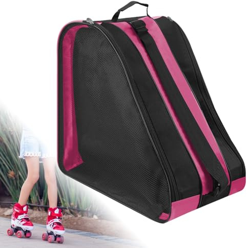 LYPPUL Rollschuh Tasche Inliner Tasche, Schlittschuhtasch mit Verstellbarem Trageriemen, Eislaufschuhe tasches, schlittschuh tasches, Radschuhe, Schlittschuhe Kinder Sportschuhe und Schutzausrüstung