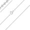 Planetys - Kugelkette 925 Sterling Silber Rhodiniert Kette - 1 mm Breite Verschiedene Längen: 40 cm