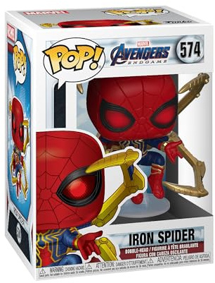 Funko Pop! Marvel: Endgame - Iron Spider With NanoGauntlet - Avengers - Collectable Vinyl Figure - Gift Idea - Official Merchandise - Toys for Kids & Adults - Movies Fans