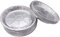 SONSMER Premium Kuchenformen aus Aluminiumfolie, 22,9 cm, 50 Stück/Set, Einweg-Blechplatten für Kuchen, Tarte, Quicheform