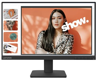 Lenovo L22-4e - Office Monitor - 21.5 FHD IPS Display - 100Hz Refresh Rate - 4 ms MPRT - 99% sRGB - Raven Black - Tilt Stand