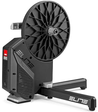 Elite Rivo Rouleau intelligent – Standard ou Pack Zwift – Rouleau Direct Drive, Cyclisme Indoor, ± 2,5 % Précision Puissance, WiFi + Bluetooth, Ultra-Silencieux, Compact Pliable (Ohne Kassette)