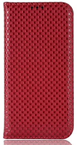 TingYR Case for Asus Asus Zenfone 9 Cover, Cover Flip Case Stylish Wallet Case with Card Slots Shockproof, Case for Asus Asus Zenfone 9 Smartphone.(Rot)