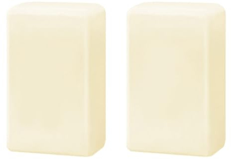 2pcs Laundry Soap Laundry Washing Soap Clothes Cleaning Solid Infant Clothes Bar of Clothing Baby Plastic