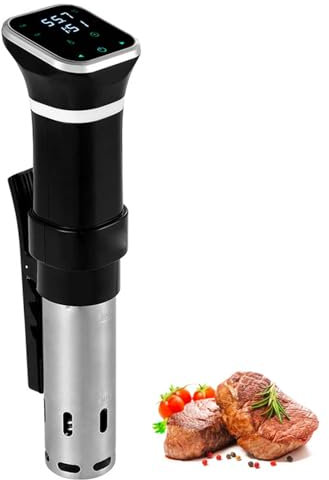 Sous-Vide Cooking Machine, Immersion Circulator, Touch Screen, Precise Temperature and Timer, Anti-Dry Cooking, 360° Water Circulation, Suitable for Home, Restaurant, Etc