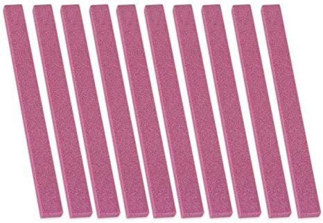 Canpolat Kreismesser-Schleifstein, 10 Stück, Rosa, Fein, Stein, Dönermesser Gyrosmesser Messer, KNIFE_SHARPENER