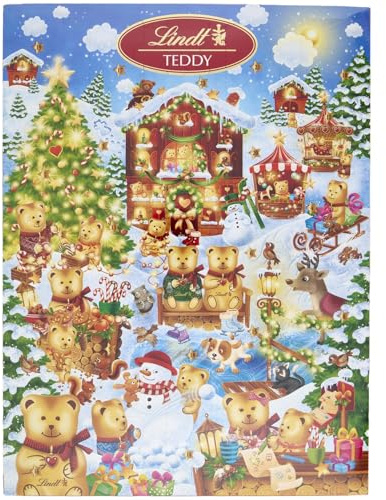 Lindt Calendario dell’Avvento Orso — 172g, Lotto di 2