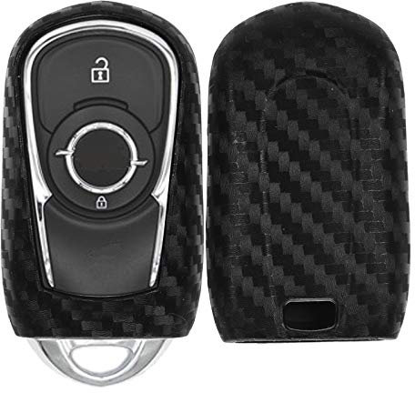 Carbon Soft Case Schutz Hülle Auto Keyless Schlüssel Kompatibel mit OPEL Astra K Insignia B Zafira C Mokka