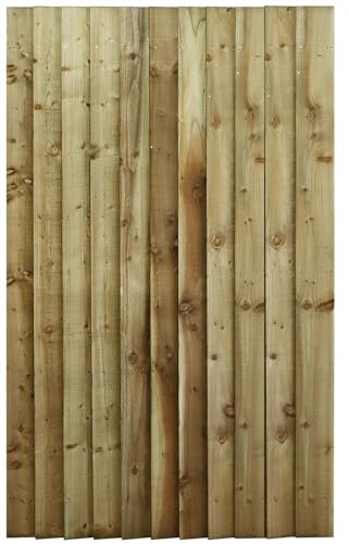 Made2Measure Bespoke Custom Widths: Between 90CM to 105CM By upto 6ft (180cm High) Feather Edge Semi-Braced Flat Top Pathway Garden Pedestrian Gate Hinge Pack Option Removed