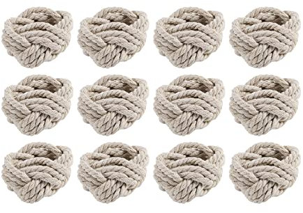 Geieold Set mit 12 Baumwollringen