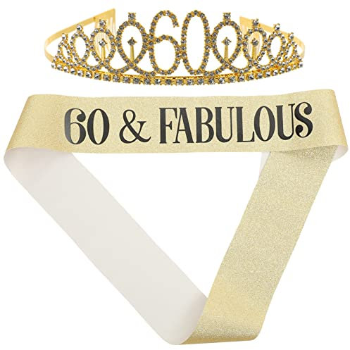 ibasenice Couronne Écharpe pour Anniversaire Décoration Cadeau Femme Accessoires de Fête Brillants