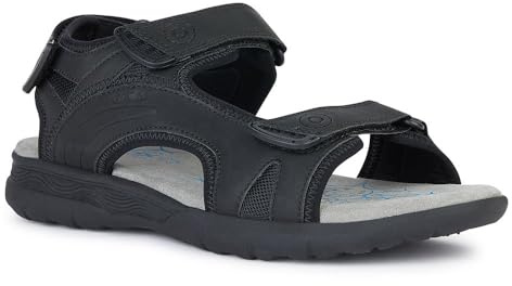 Geox Sandalia deportiva U Spherica Ec5 a para hombre, Black, 43 EU