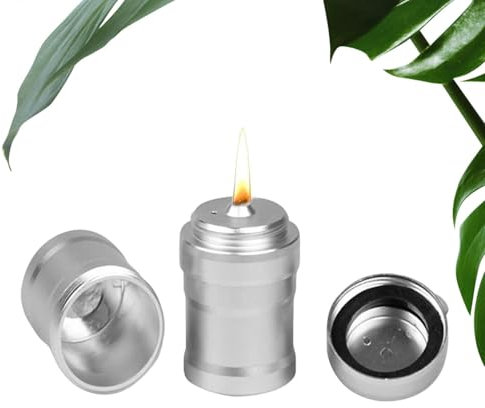 4 Stück Kleine Öllampe Metal - Kleine Alte Öllampe,Vintage Dochtlampe Aluminiumlegierung,Öllaternen Für Den Innenbereich,Kleine Lampe Aus Aluminiumlegierung Mit Docht Für Labor,Camping,Den Garten