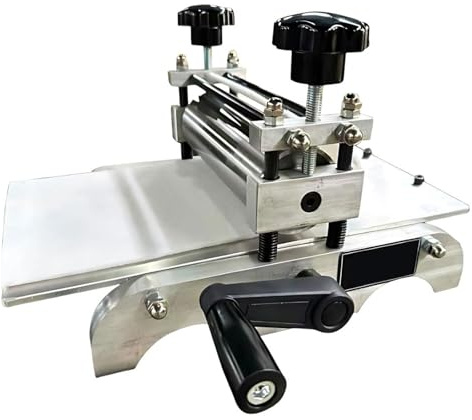 Prensa de impresión portátil y rodillo de losa, prensa de grabado manual con presión ajustable para impresión en bloque, placa de cobre, papel, perfecta para estudio, hogar, aula y artistas