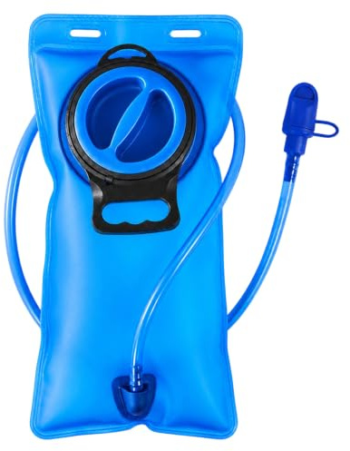 EujRcf Hydration Bladder, 2L Water Reservoir, Leak Proof | Large Opening, 35 X 17.5 Cm for Cycling, Hiking, Camping and Running