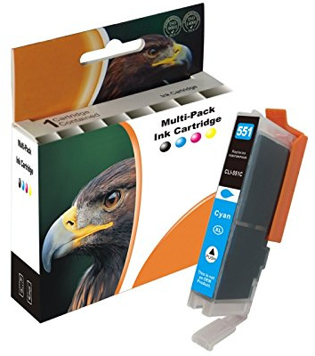 1x Tintenpatrone Cyan kompatibel für Canon CLI-551 MG7150 iP7200 iX6850 MX925 Series