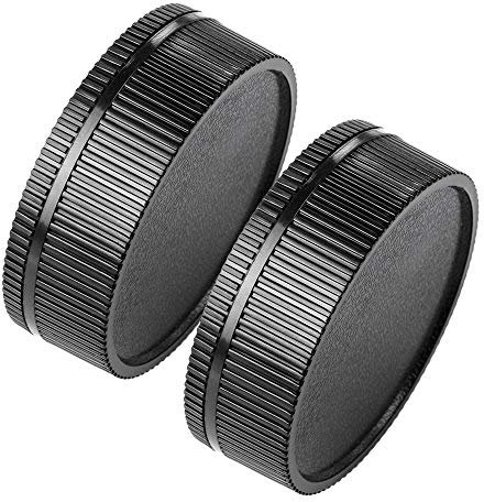 Fotover Body Cap and Lens Rear Cap Cover Replacement Set for Leica R-Mount LR Lens&Cameras,2 Sets