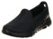 Skechers Women's GO Walk 5 Slip On Trainers, Black Textile Trim, 2.5 UK Wide