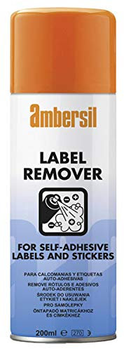(PACK OF 24) Ambersil 200ml Label & Adhesive Remover Stickers 31635