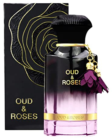 super fragrances Oud et roses | eau de parfum 60ml par Ahmed al Maghribi spray unisexe haute qualité dinde rose indienne bois gaïac santal fleur blanche ambre