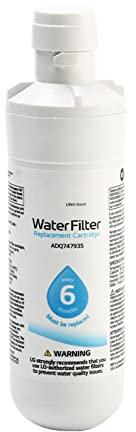 Anwangda Refrigerator Water Filter - Universal External Fridge Filter, LT1000P, White (1pc)