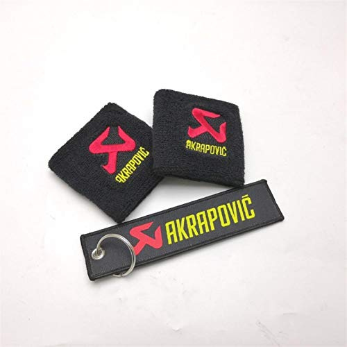 Protecteur de Couverture du réservoir d'huile de Refuge de Liquide de Frein Avant de la Moto for YZF R1 R6 R6S R25 R3 YZF-R1 YZF-R6 Chaussette de réservoir (Color : 3 Pieces)