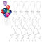 Anseom Chiusure di Palloncino, 100PCS Palloncino con Clip a Palloncino con Sgancio Rapido Palloncino Morsetto Chiusure a Palloncino con Nastro per La Decorazione delle Feste e Festival.