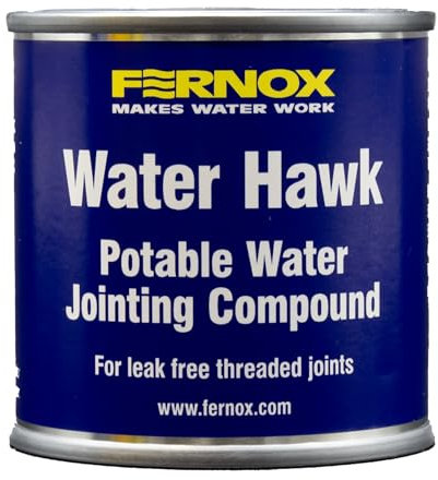 Kudos-Trading - Fernox Water Hawk 200g Professional Grade Jointing Compound Leakproof Plumbing Wras Approved Safe For Potable Water And Gas Lines Durable Non Toxic Easy To Apply