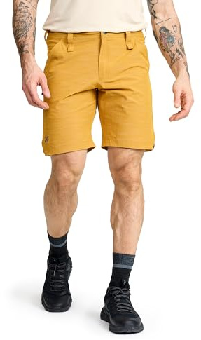 RevolutionRace Herren Hike & Dive Shorts, Hybrid Wandershorts und Badeshorts für alle Outdoor-Aktivitäten, Harvest Gold, M