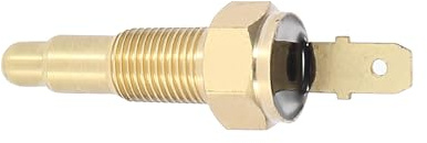 Unifizz Interruptor térmico universal para enfriador de motor, temperatura del ventilador del radiador, 1/8 pulgadas NPT, 160 grados encendido, 145 grados de apagado