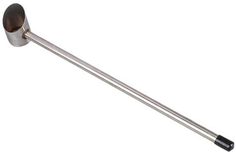 QINZITAO Cucchiaio da zucchero filato in acciaio inox per misurazioni precise nella produzione di caramelle e cottura, facile da usare e robusto